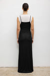 Rozzi V Neck Muscle Maxi Dress