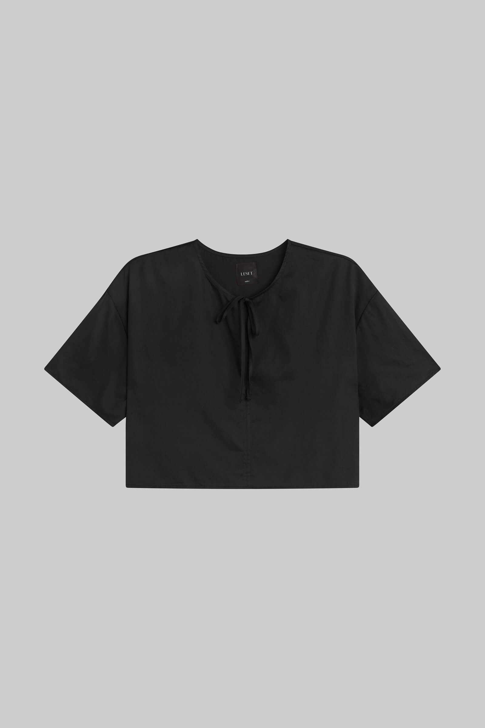 Yoko Short Sleeve Tie Top-2