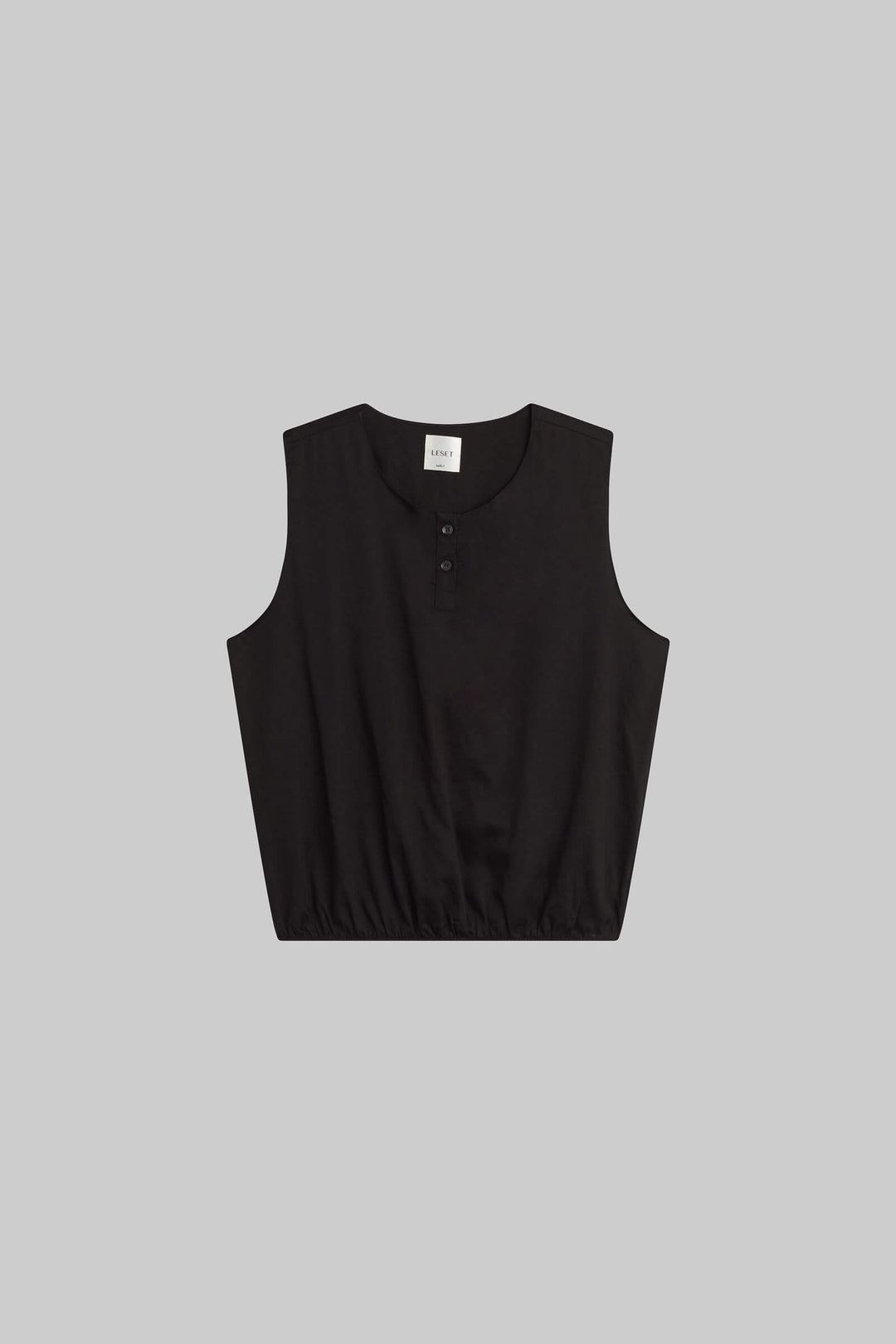 COTTON TENCEL LAWN HANGING STRAP COLLAR VEST – THE SHOP