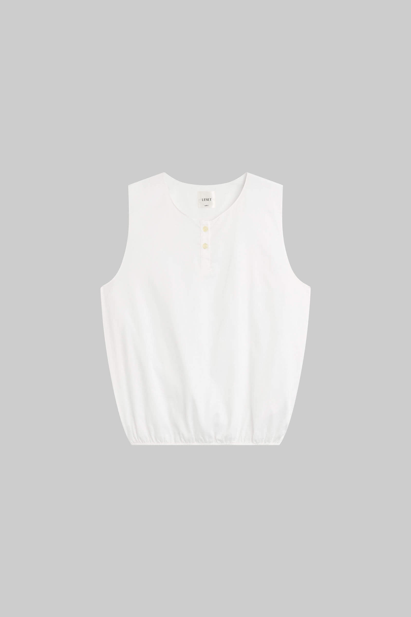 Yoko Sleeveless Button Blouson
