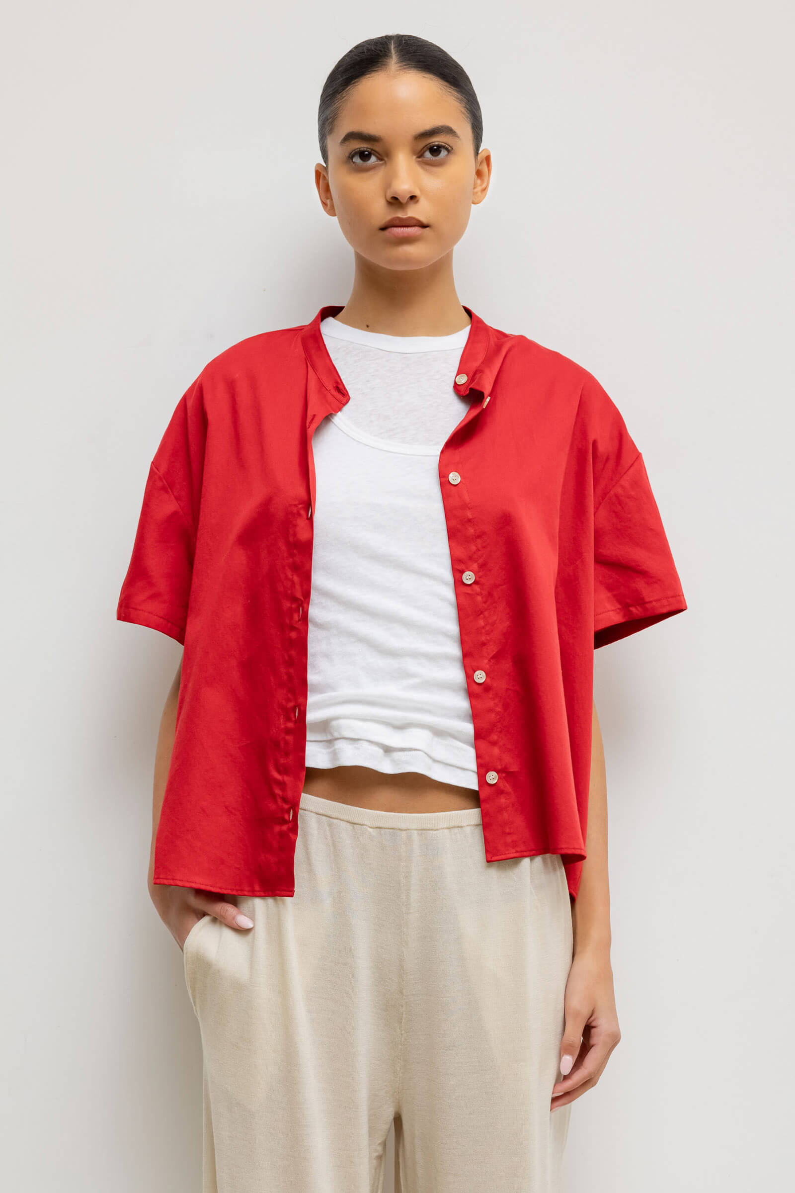 Yoko Short Sleeve Button Down