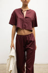 Yoko Short Sleeve Tie Top