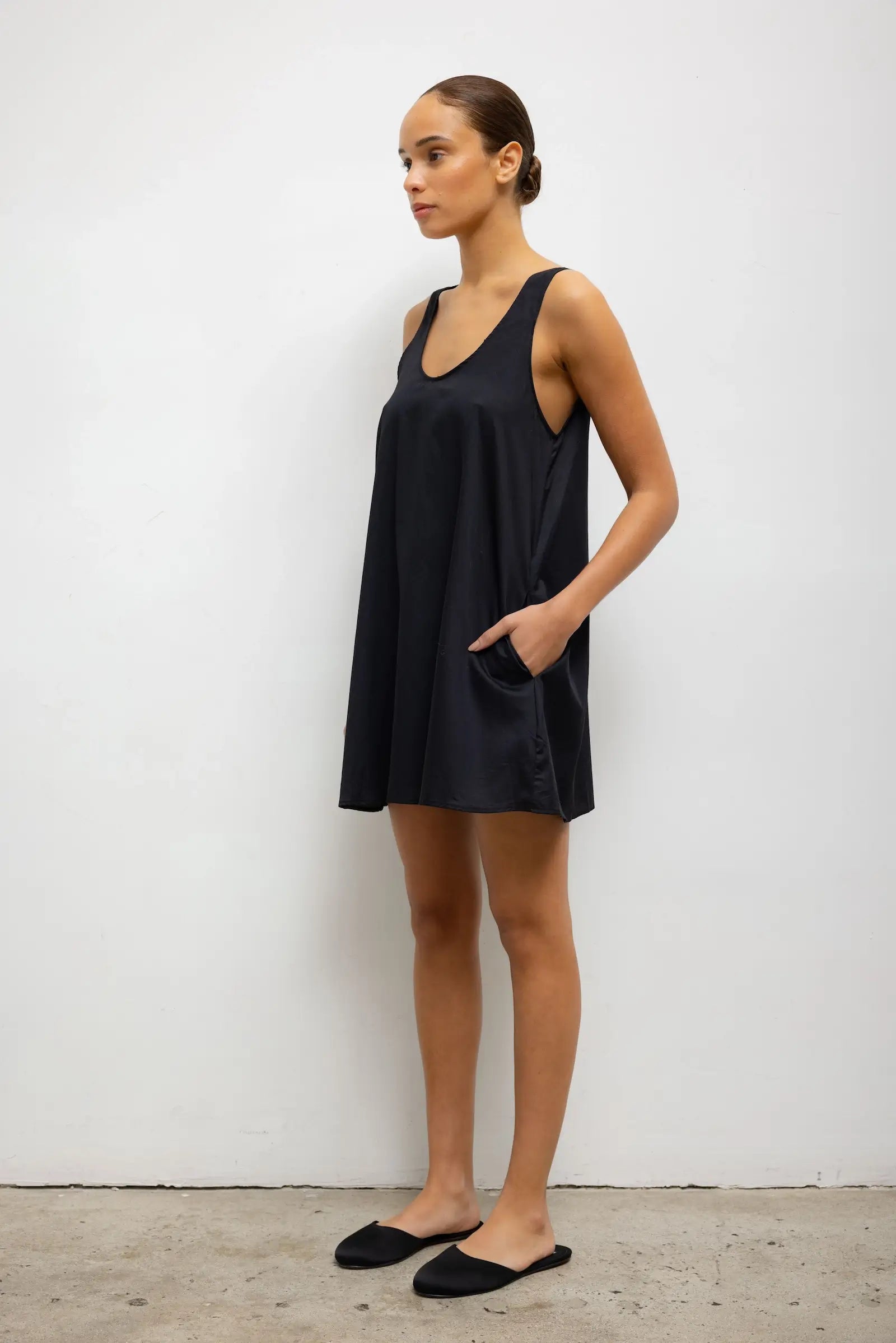 Leset Yoko Mini Tank Dress | Black | Size L | Shopbop Leset Yoko Mini Tank Dress | Black | Size L | Shopbop