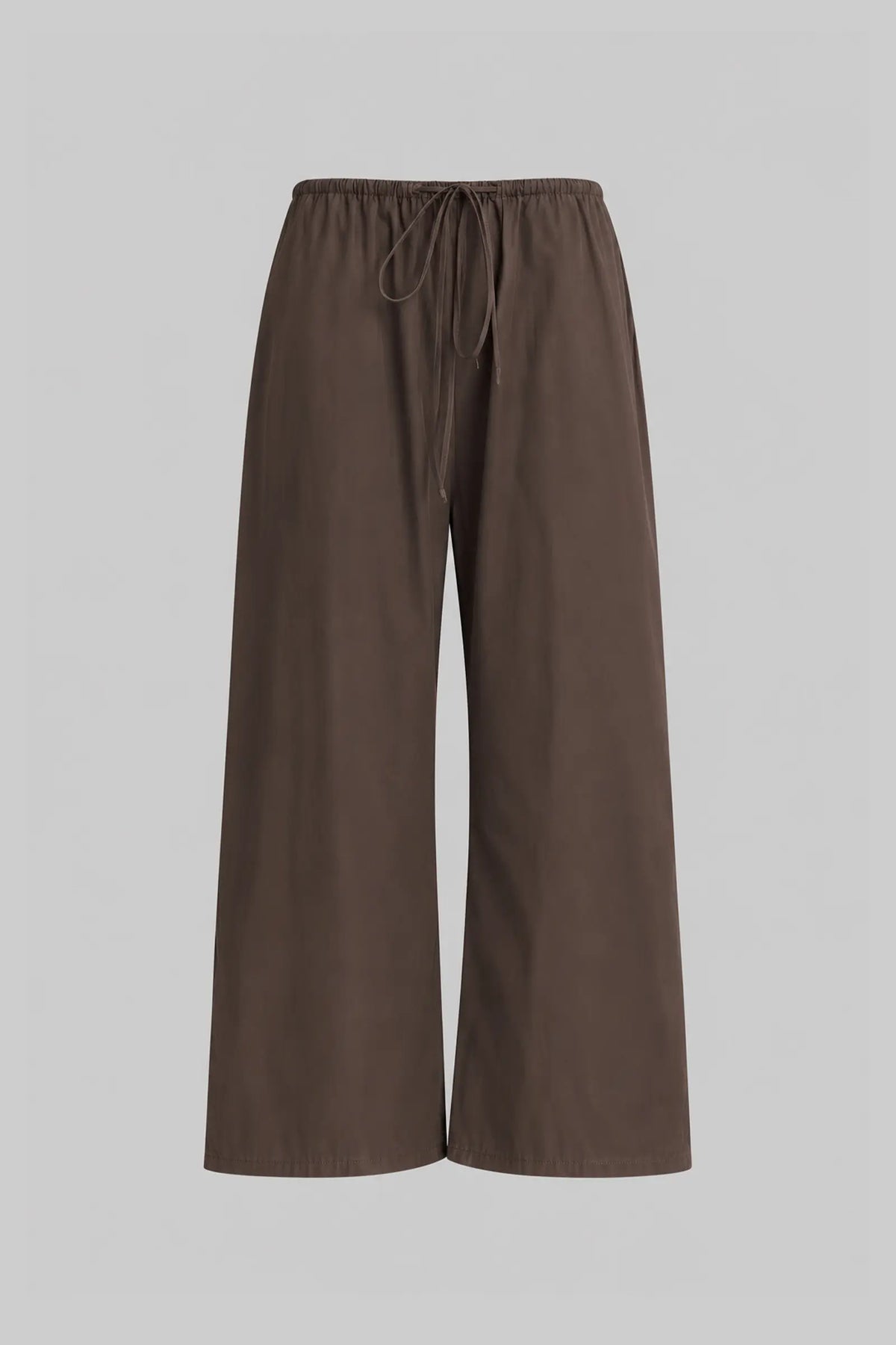 Yoshi Crop Drawstring Pant - Hickory - Image 2