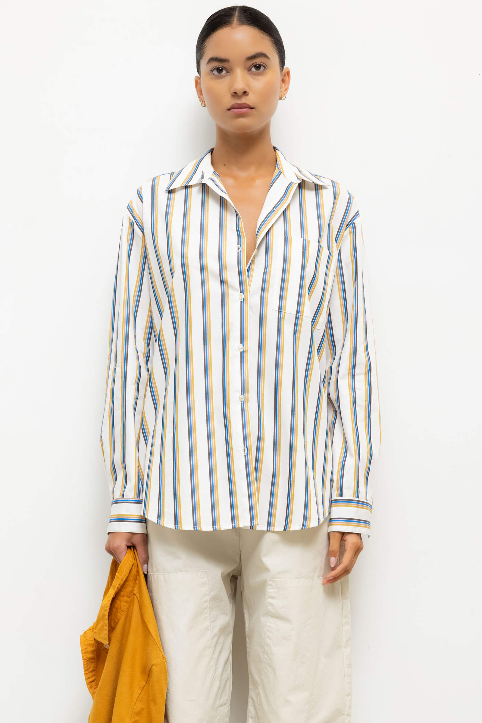 Pre-Order: Yoshi Stripe Classic Oversized Button Down