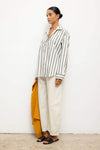 Yoshi Stripe Classic Oversized Button Down