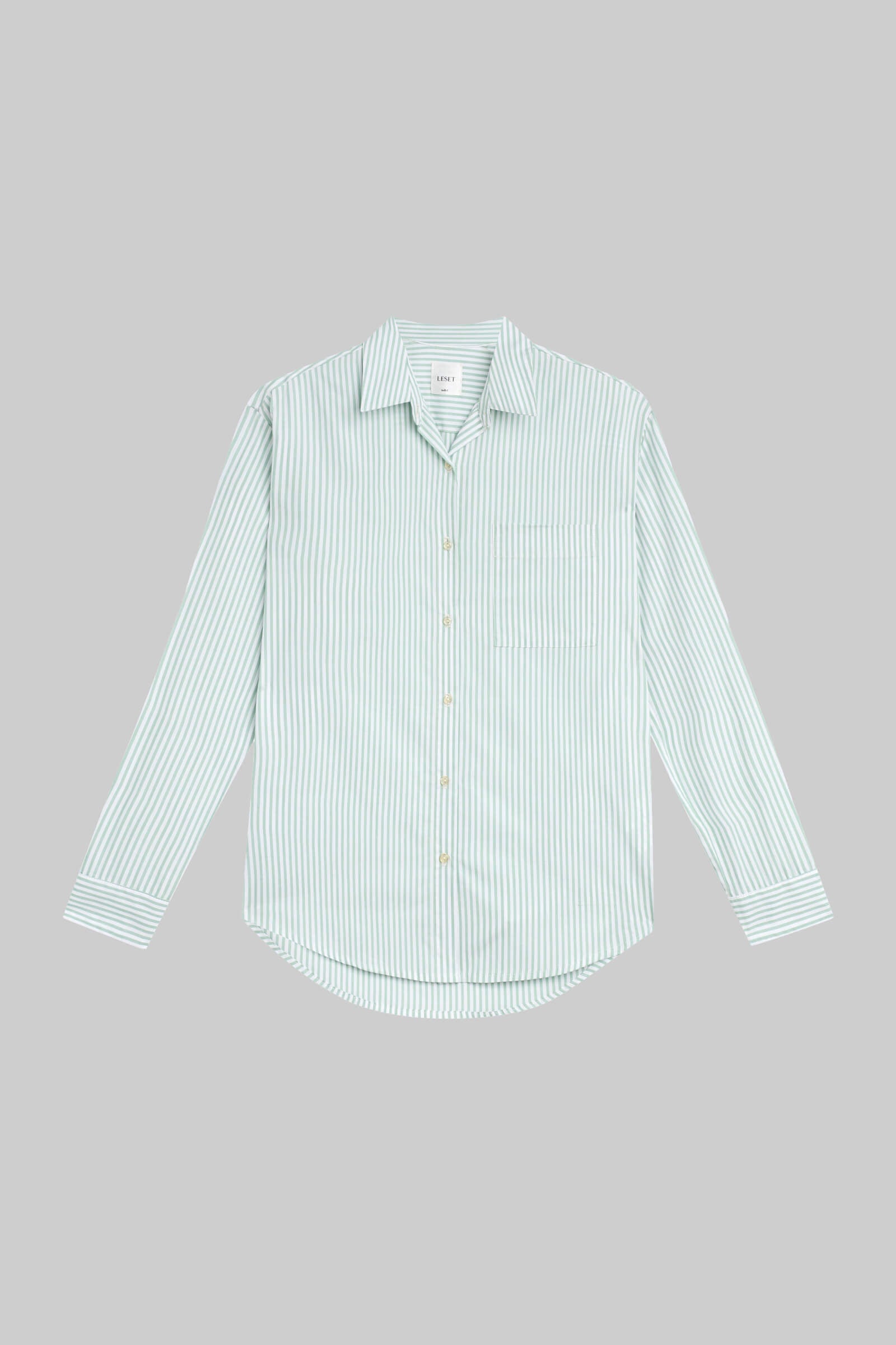 Yoshi Stripe Classic Oversized Button Down-2