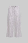Yoshi Stripe Crop Drawstring Pant