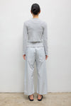 Yoshi Stripe Crop Drawstring Pant