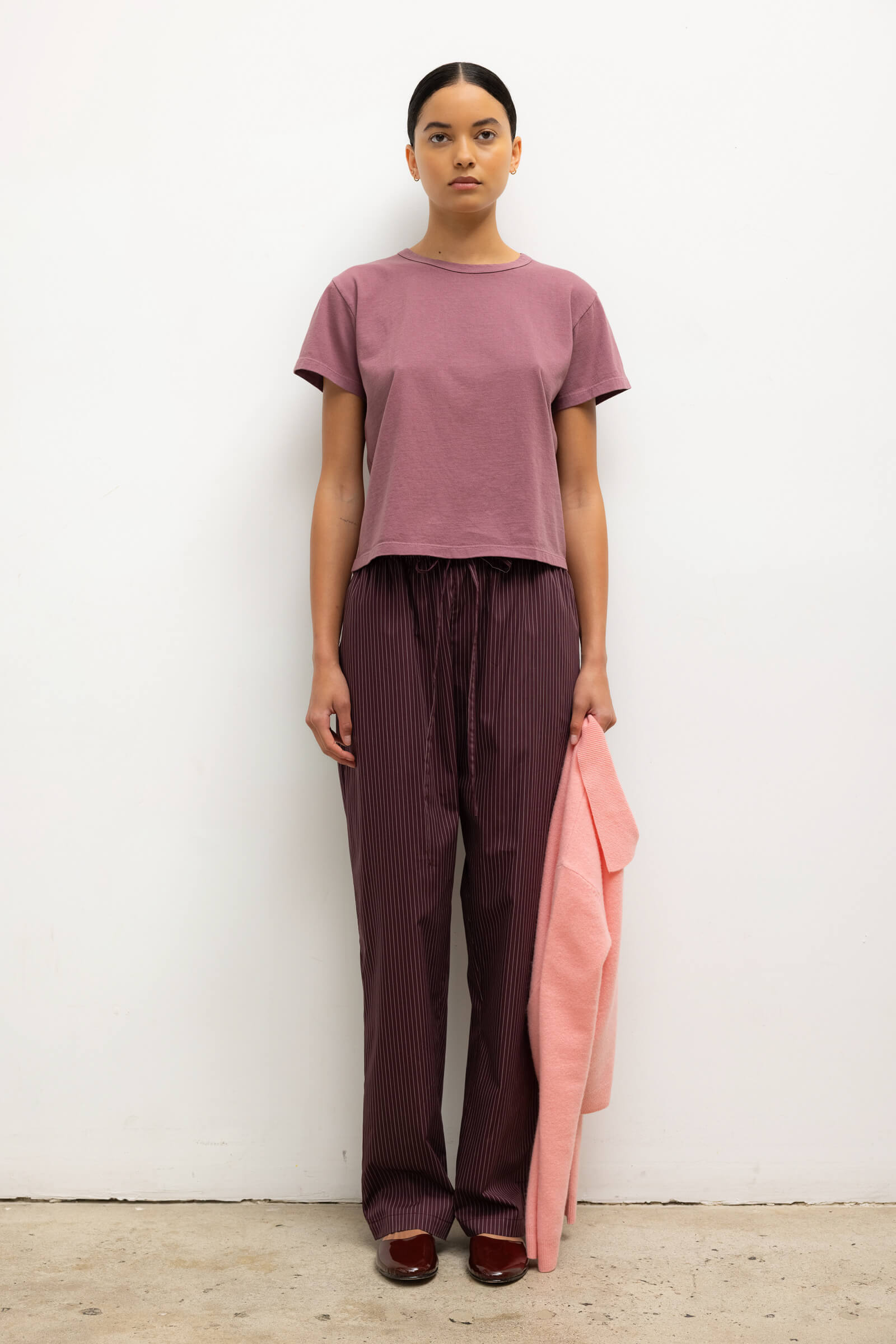 Yoshi Stripe Classic Tie Pant