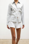 Yoshi Stripe Slim Fit Button Down