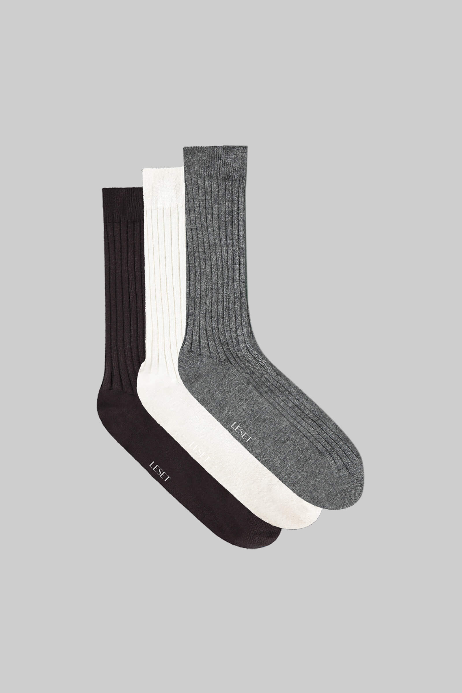 Pre-Order: James Rib Socks - Classics 3 Pack-2