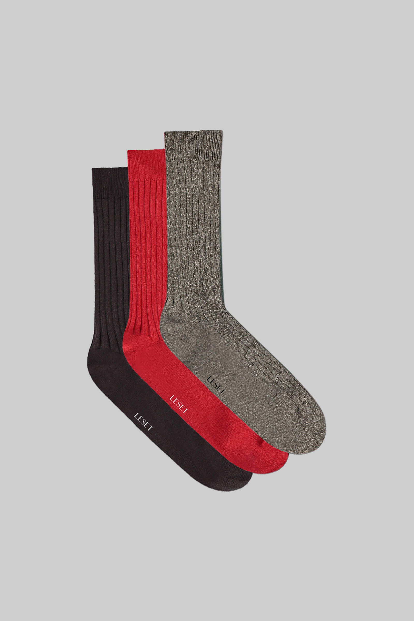 Pre-Order: James Rib Socks - LeFete 3 Pack-2