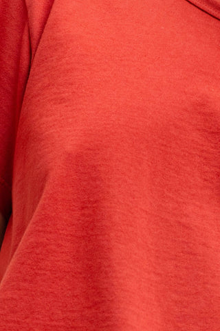 Close up of Margo in Rosso