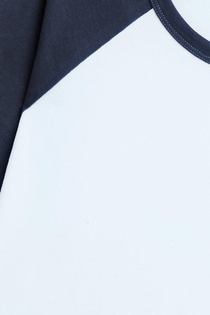 Close up of Margo in White and Midnight