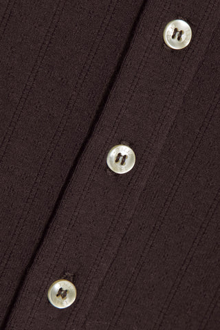 Pointelle Chocolate Detail